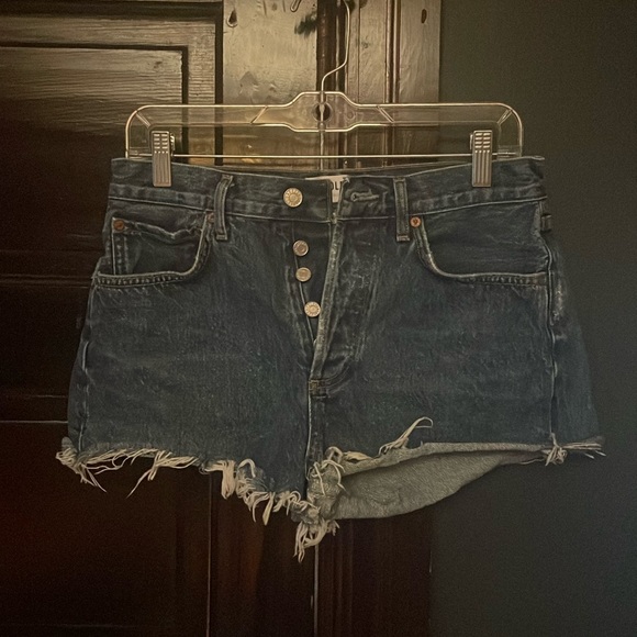 AGOLDE PARKER VINTAGE CUT OFF SHORT - Picture 1 of 4